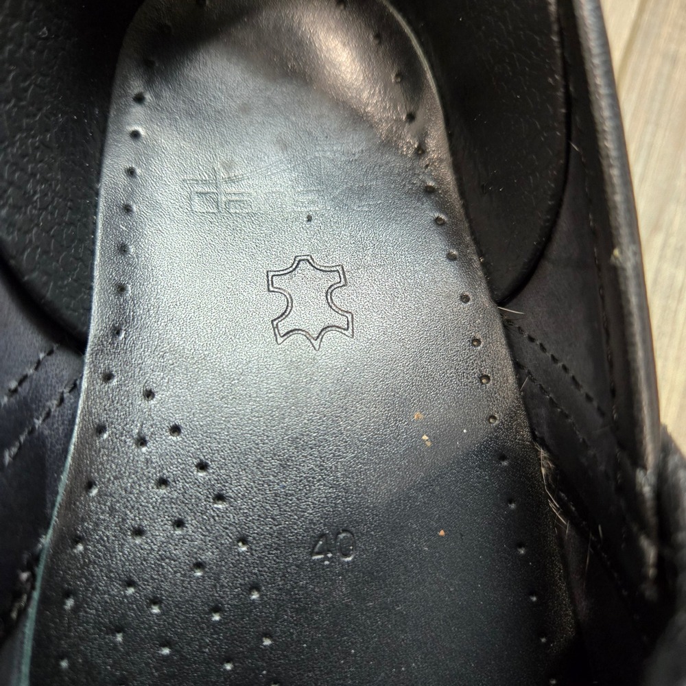 Dansko Professional Black Glitter Stingray Textured Leather Clogs 9.5 40 Comfort - Picture 2 of 6